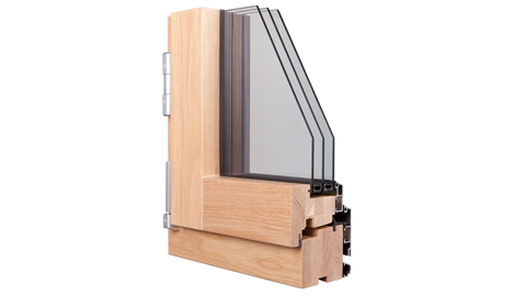 Holz-Aluminium-Fenster - Darstellung Kern Holz-Aluminium-Fenster - Darstellung Kern