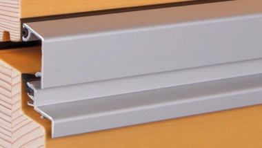 Soluna Holzfenster – Regenschutzschiene